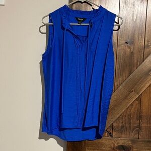 Simply Vera Vera Wang Royal Blue Sleeveless Blouse